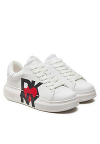 DKNY Sneakersy K2409681 Biały. Kolor: biały. Materiał: skóra #6