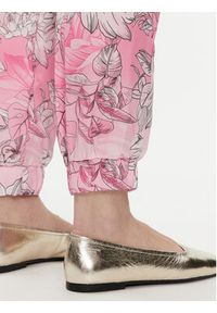 Liu Jo Spodnie materiałowe TA4238 T3247 Różowy Relaxed Fit. Kolor: różowy. Materiał: syntetyk #5