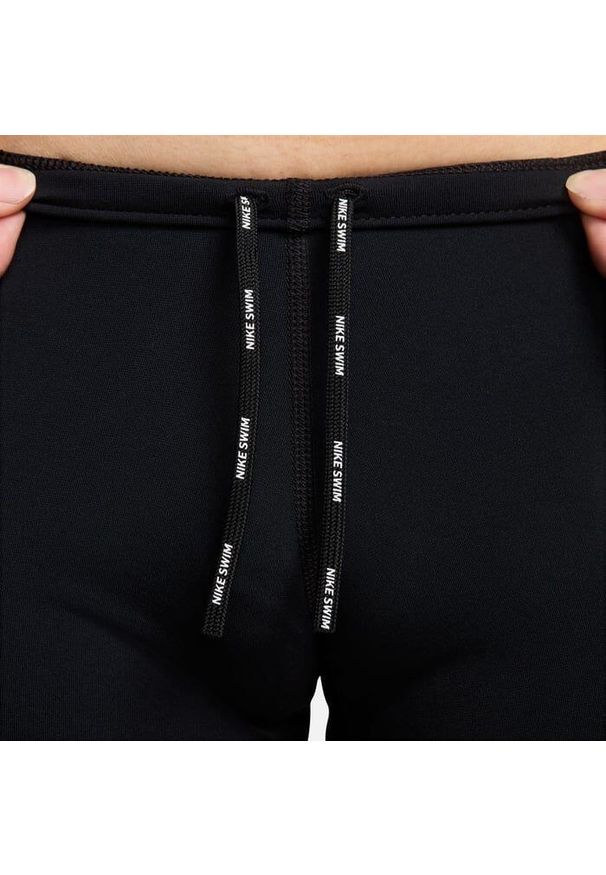 Bokserki kąpielowe męskie Nike Hydrastrong Solid Square Leg. Kolor: czarny