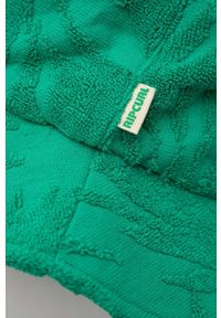 Rip Curl kapelusz bawełniany kolor zielony bawełniany. Kolor: zielony. Materiał: bawełna #4