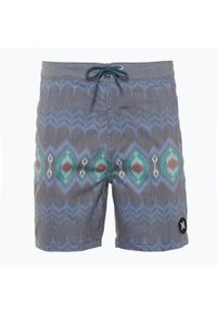 Szorty kąpielowe męskie Hurley Phantom Naturals Tailgate 18". Kolor: niebieski