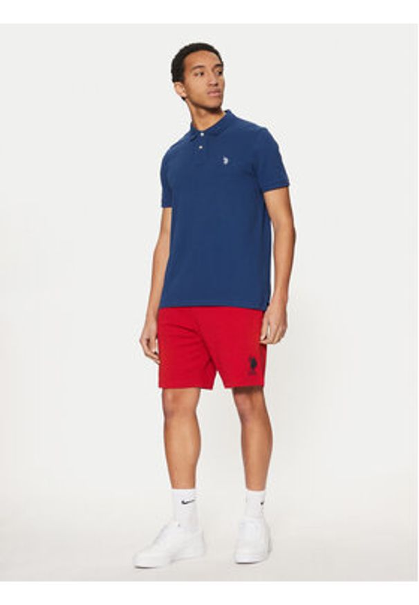 U.S. Polo Assn. Szorty sportowe MUP3355 Czerwony Regular Fit. Kolor: czerwony. Materiał: bawełna. Styl: sportowy