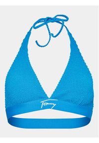 Tommy Jeans Góra od bikini UW0UW04489 Niebieski. Kolor: niebieski. Materiał: syntetyk #4