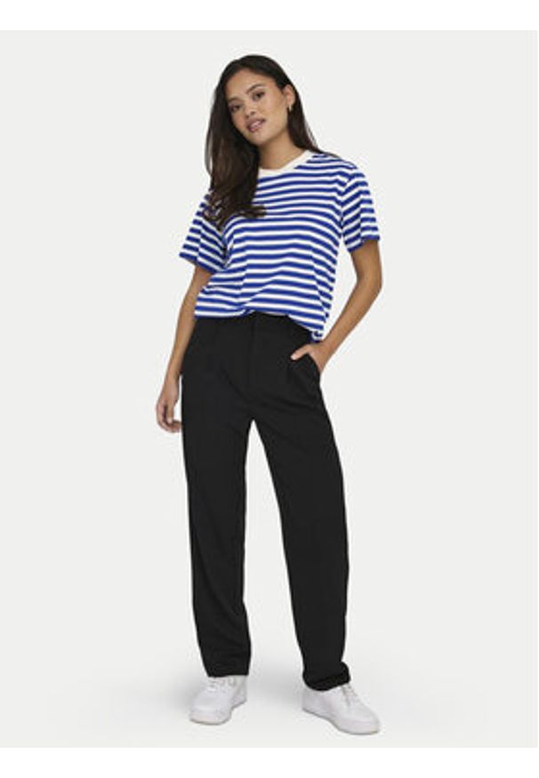 only - ONLY T-Shirt Livina 15272227 Niebieski Regular Fit. Kolor: niebieski. Materiał: bawełna