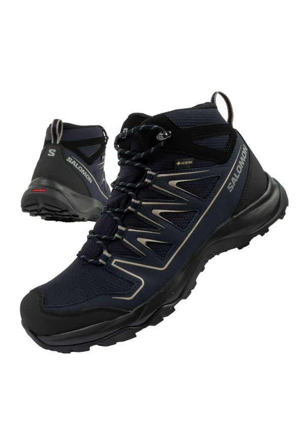 salomon - Buty trekkingowe męskie sportowe Salomon Onis GORE-TEX. Kolor: czarny. Technologia: Gore-Tex