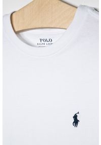 Polo Ralph Lauren - T-shirt dziecięcy 134-176 cm. Okazja: na co dzień. Typ kołnierza: polo. Kolor: biały. Materiał: bawełna, dzianina. Wzór: gładki. Styl: casual #3
