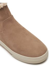 Clarks Botki Hollyhock Lane 26178840 Beżowy. Kolor: beżowy. Materiał: nubuk, skóra #4