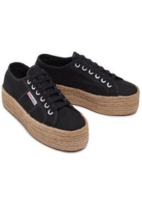 Superga Espadryle 2790 Rope S51186W Czarny. Kolor: czarny. Materiał: materiał #4