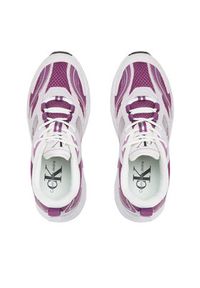 Calvin Klein Jeans Sneakersy Retro Tennis Su-Mesh W YW0YW00891 Różowy. Kolor: różowy. Materiał: zamsz, skóra #5