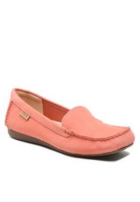 Clarks Mokasyny Freckle Walk 261657964 Różowy. Kolor: różowy. Materiał: skóra, nubuk #5