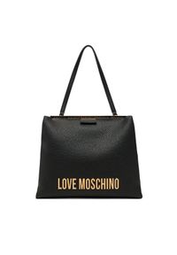 Love Moschino - LOVE MOSCHINO Torebka JC4054PP1MLG0000 Czarny. Kolor: czarny. Materiał: skórzane