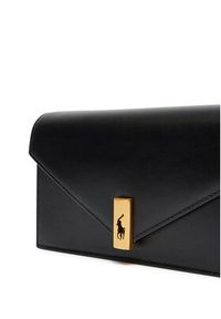 Polo Ralph Lauren Torebka 427961946001 Czarny. Kolor: czarny. Materiał: skórzane