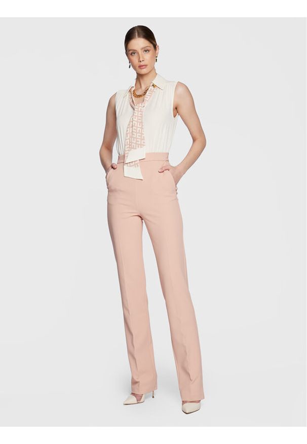 Elisabetta Franchi Kombinezon TU-024-31E2-V500 Różowy Regular Fit. Kolor: różowy. Materiał: wiskoza