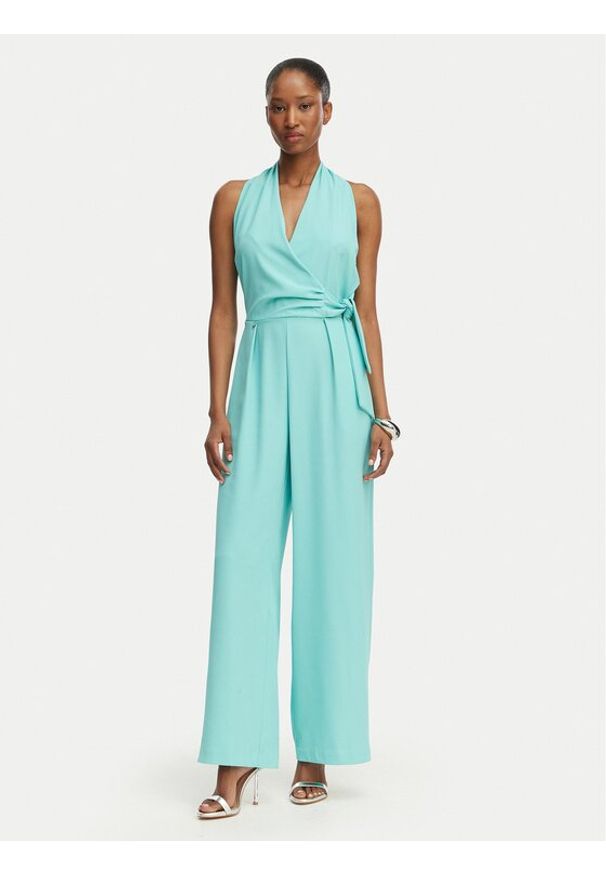 Rinascimento Kombinezon CFC0123773003 Turkusowy Regular Fit. Kolor: turkusowy. Materiał: syntetyk