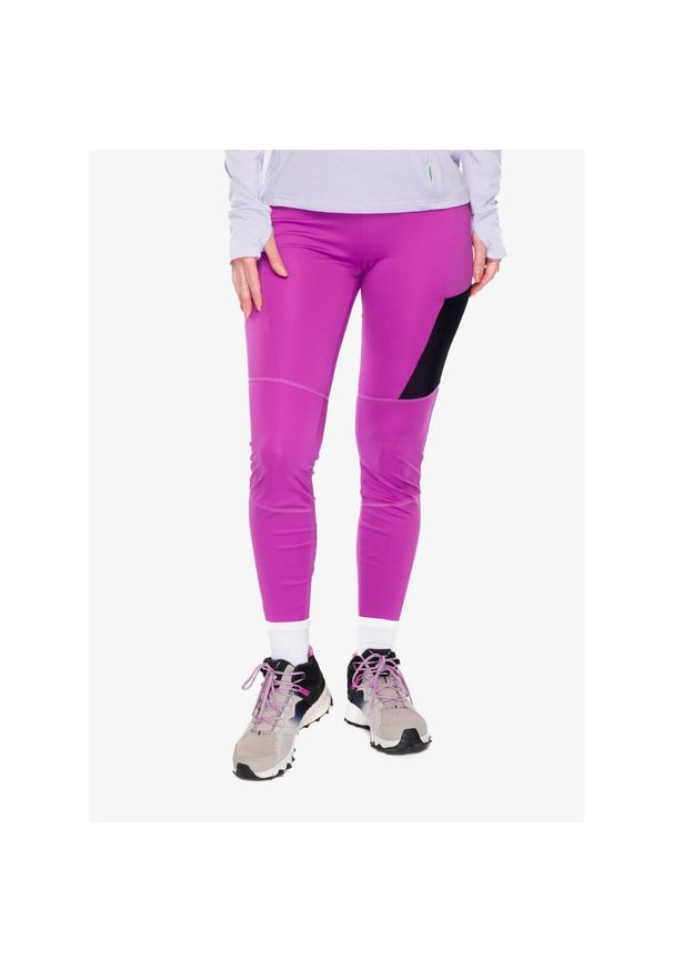 Legginsy turystyczne damskie Vaude Scopi Tights II. Kolor: fioletowy