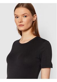 United Colors of Benetton - United Colors Of Benetton T-Shirt 3GA2E16A0 Czarny Regular Fit. Kolor: czarny. Materiał: bawełna #4