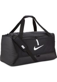 Torba sportowa Nike Academy Team Duffel usztywnione dno z komorą na buty 95L. Kolor: czarny. Sport: fitness