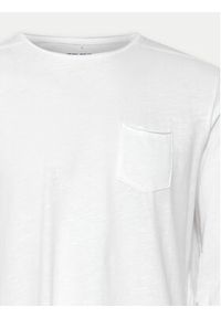 Blend Longsleeve Nicolai 20703060 Biały Regular Fit. Kolor: biały. Materiał: bawełna. Długość rękawa: długi rękaw
