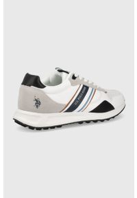 U.S. Polo Assn. sneakersy kolor biały. Nosek buta: okrągły. Zapięcie: sznurówki. Kolor: biały. Materiał: guma #3