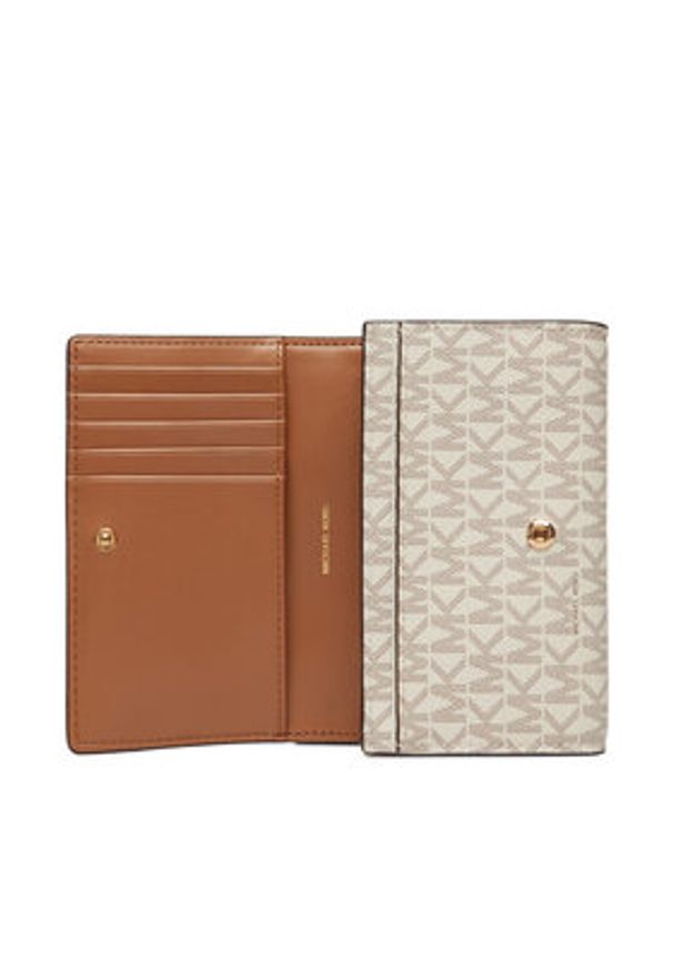 MICHAEL Michael Kors Portfel 32T5GJ6D9B Écru. Kolor: kremowy. Materiał: skóra