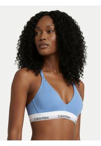 Calvin Klein Underwear Biustonosz braletka LV00QF8506 Błękitny. Kolor: niebieski. Materiał: bawełna #1