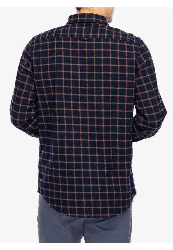 Fjällräven - Koszula turystyczna męska Fjallraven Ovik Flannel Shirt. Okazja: na co dzień. Kolor: niebieski. Styl: casual