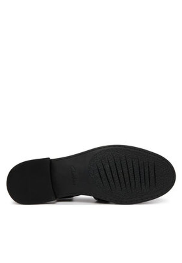 Clarks Sandały Hana Sun 26181215 Czarny. Kolor: czarny. Materiał: skóra