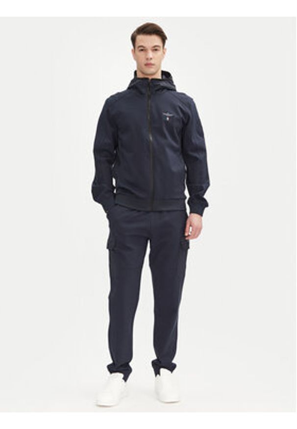 Aeronautica Militare Joggery 251PF964F559 Granatowy Regular Fit. Kolor: niebieski. Materiał: syntetyk