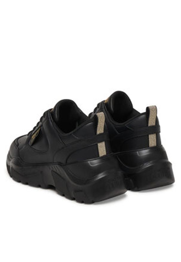 Versace Jeans Couture Sneakersy 80VA3SC2 ZPB71 899 Czarny. Kolor: czarny. Materiał: skóra