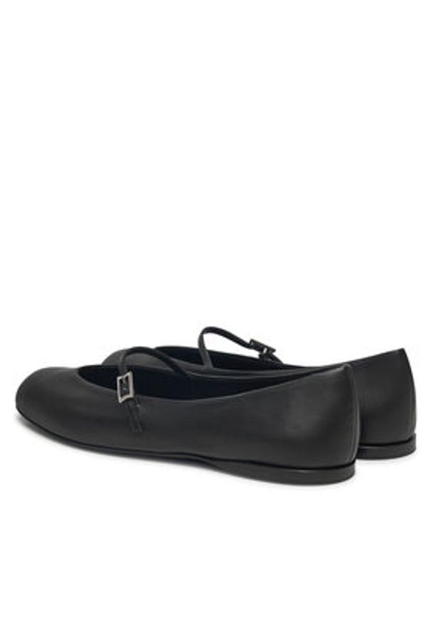 Max Mara Baleriny Mmballet 2514521171600 Czarny. Kolor: czarny. Materiał: skóra