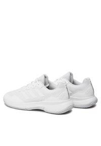 Adidas - adidas Buty do tenisa Gamecourt 2.0 Tennis Shoes IG9568 Biały. Kolor: biały. Materiał: materiał. Sport: tenis #5