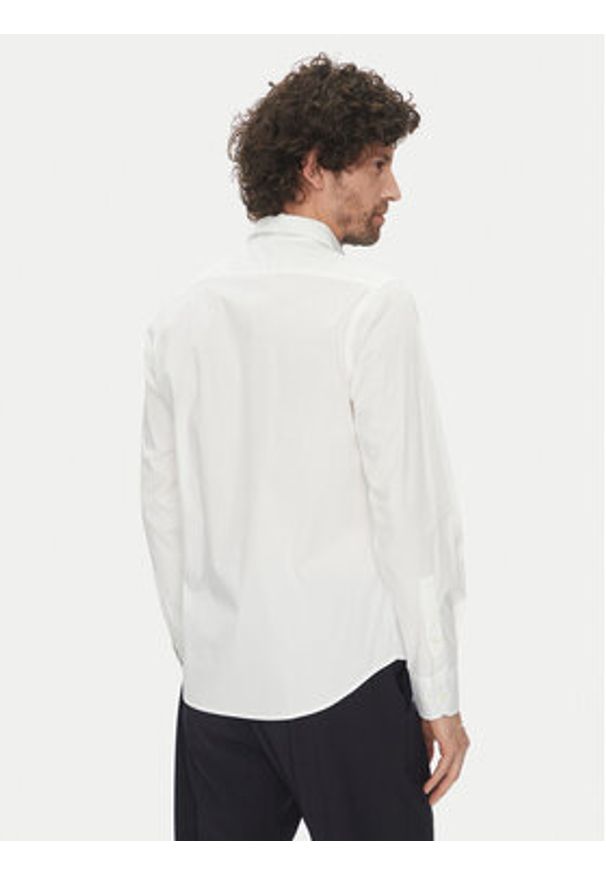 La Martina Koszula Aaron MACE30 PP483 Biały Regular Fit. Kolor: biały. Materiał: bawełna
