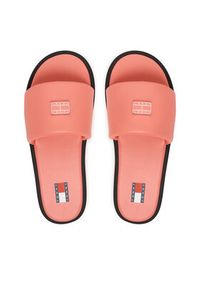 Tommy Jeans Klapki Tjw Soft Padded Casual Slide EN0EN02950 Różowy. Okazja: na co dzień. Kolor: różowy. Materiał: skóra. Styl: casual #3