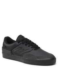 Sneakersy Emerica The Low Vulc 6101000131 Black/Black/Black. Kolor: czarny. Materiał: skóra #1