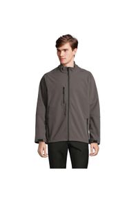 SOL'S - Kurtka Męska Relax Soft Shell. Kolor: wielokolorowy, szary, brązowy
