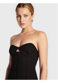 Remain Sukienka koktajlowa Unaris RM1519 Czarny Slim Fit. Kolor: czarny. Materiał: syntetyk. Styl: wizytowy #2