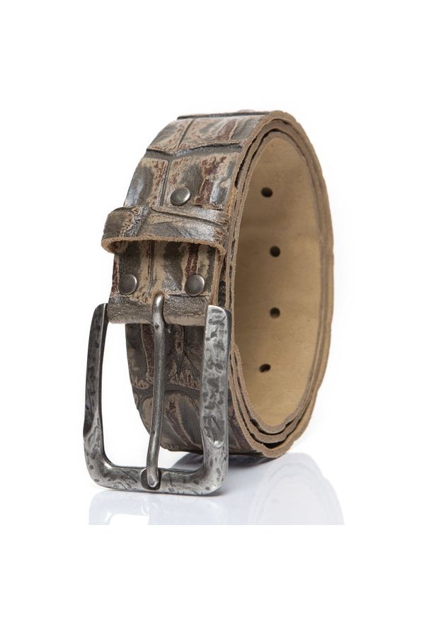 Mustang - MUSTANG PASEK SKÓRZANY SOPO-MUS104 6862 40mm Ledergürtel (Q. 6271 ). Materiał: skóra. Wzór: paski. Styl: klasyczny