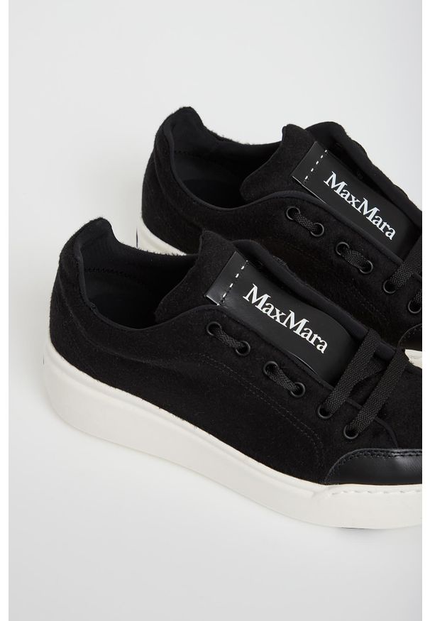 Max Mara Accessori - Sneakersy damskie z hydrofobowego kaszmiru Maxiws MAX MARA ACCESSORI. Materiał: kaszmir