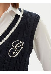 GANT - Gant Sweter 4805441 Granatowy Regular Fit. Kolor: niebieski. Materiał: bawełna #2