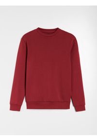 Sinsay - Bluza z długim rękawem - czerwony. Kolor: czerwony. Długość rękawa: długi rękaw. Długość: długie