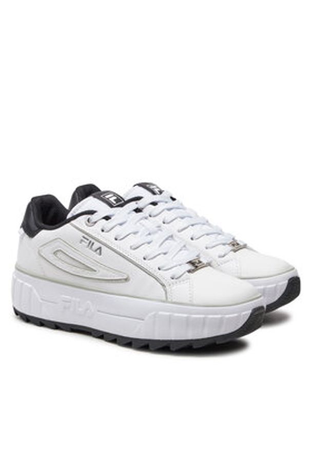 Fila Sneakersy Sintra FFW0493 Biały. Kolor: biały. Materiał: skóra