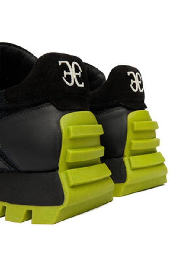 Fabi Sneakersy FU1026 Czarny. Kolor: czarny. Materiał: skóra