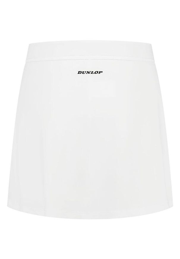DUNLOP - Spódniczka tenisowa dziewczęca Dunlop Club Skirt Girl. Kolor: biały. Styl: sportowy