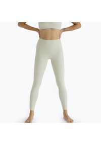 Joy in me - Legginsy JOYINME Unity Ribbed 7/8. Kolor: beżowy. Sport: fitness #1