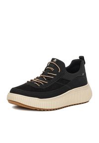 Rieker Sneakersy W1703-00 Czarny. Kolor: czarny. Materiał: materiał #4