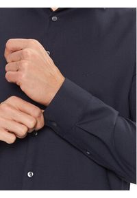 Calvin Klein Koszula Non Iron Tonal Strct Slim Shirt K10K113848 Granatowy Regular Fit. Kolor: niebieski. Materiał: bawełna #5