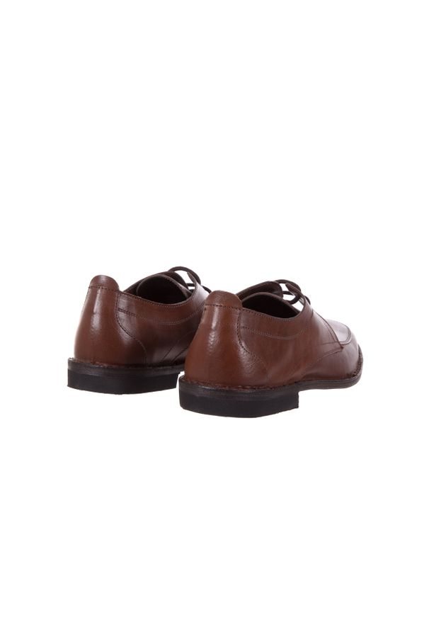 Półbuty Bayla-088 08471 Vacchetta Marrone, Brąz, Skóra naturalna. Okazja: na co dzień. Kolor: brązowy. Materiał: skóra. Styl: casual