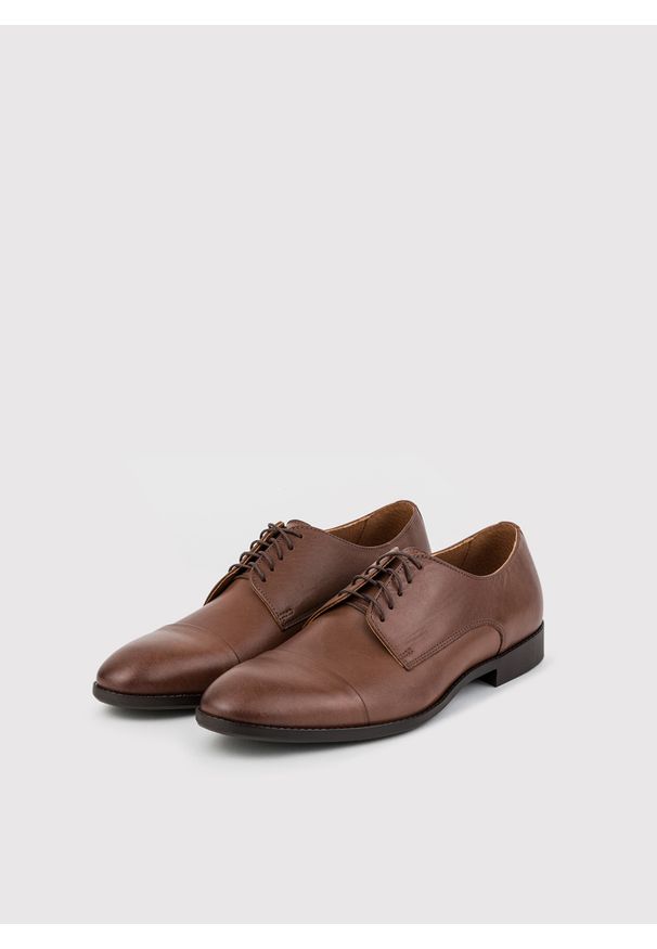 Pako Lorente - PAKO LORENTE – Buty męskie brązowe. Kolor: brązowy. Materiał: skóra. Styl: wizytowy, klasyczny, elegancki