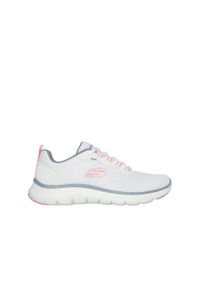 skechers - Buty damskie SKECHERS Flex Appeal 5.0 New Path. Kolor: biały. Model: Skechers Sport. Sport: turystyka piesza