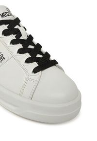Love Moschino - LOVE MOSCHINO Sneakersy JA15315G0NIA110A Biały. Kolor: biały. Materiał: skóra #3